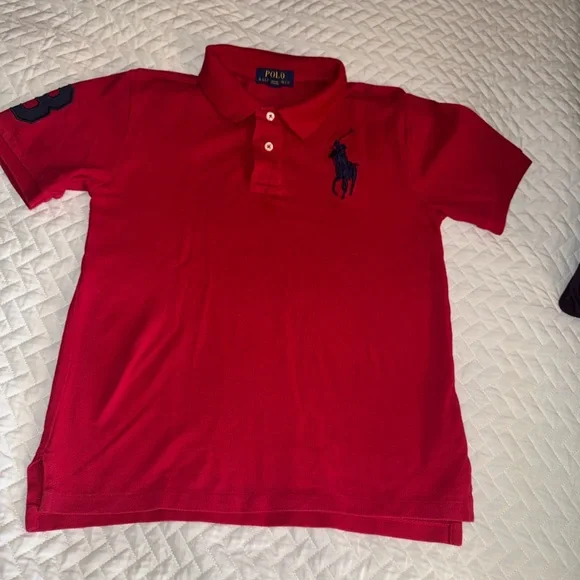 Polo by Ralph Lauren Kids' Red and Green Polo Shirts - Picture 4 of 4